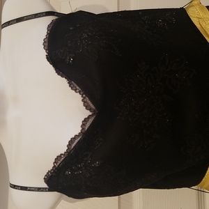 NWT Vintage Betsey Johnson Size 6 Dress in Black Lace